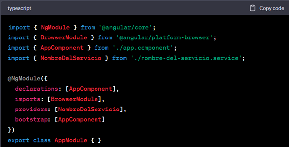 Codigo Typescript